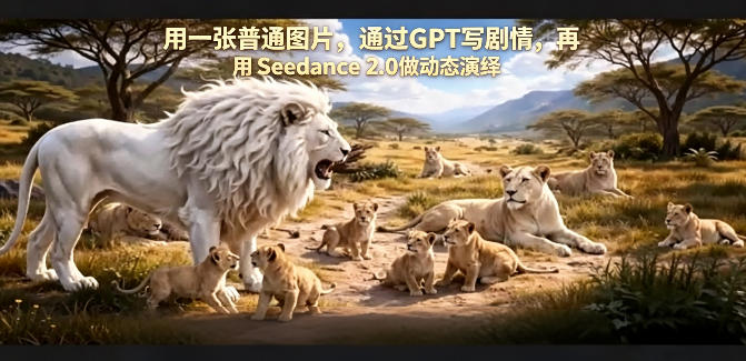 用一张普通图片，通过GPT写剧情，再用Seedance 2.0做动态演绎，居然能生成迪士尼风格搞笑动画-创业网 - 最新网络创业项目与实战营销教程平台 | cye.cc