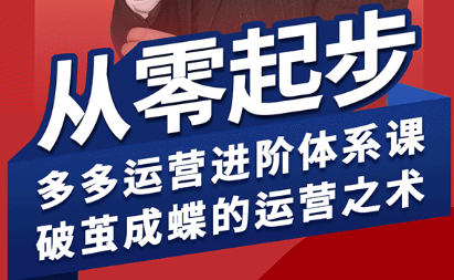 海神·拼多多运营进阶系统课(更新2026)-创业网 - 最新网络创业项目与实战营销教程平台 | cye.cc