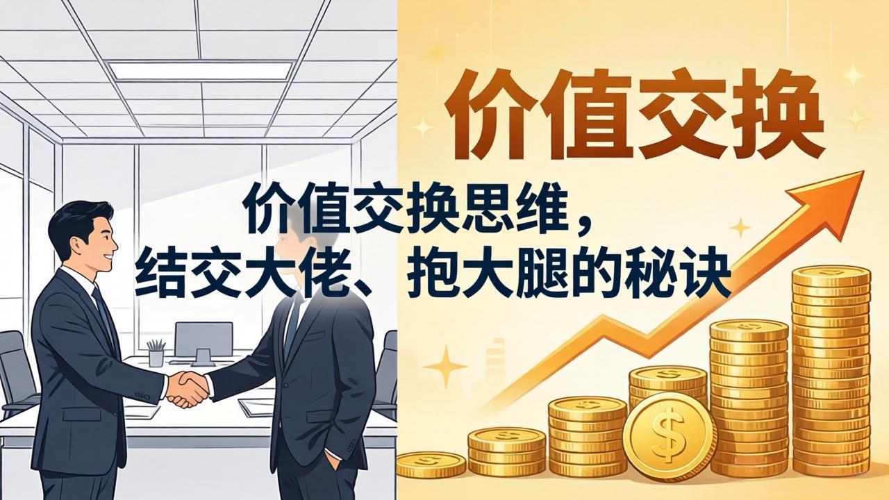 某付费文章：价值交换思维，结交大佬、抱大腿的秘诀-创业网 - 最新网络创业项目与实战营销教程平台 | cye.cc