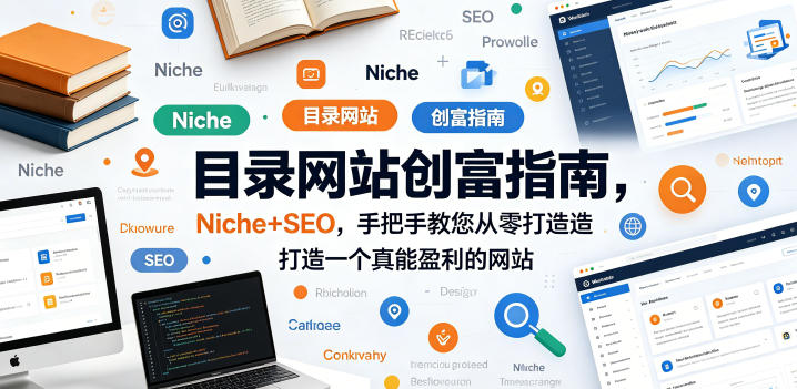 目录网站创富指南，Niche+SEO，手把手教您从零打造打造一个真能盈利的网站【原创双语字幕】-创业网 - 最新网络创业项目与实战营销教程平台 | cye.cc