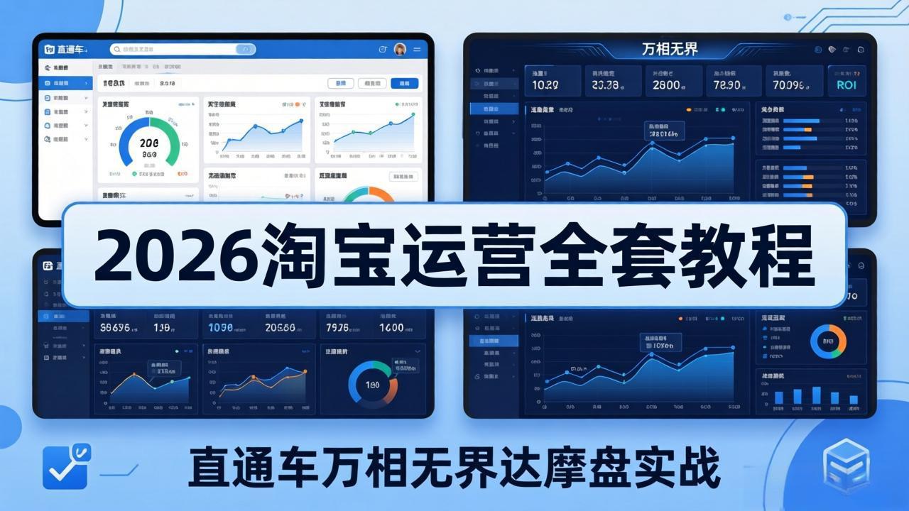 2026淘宝运营全套教程(更新5月8日-创业网 - 最新网络创业项目与实战营销教程平台 | cye.cc