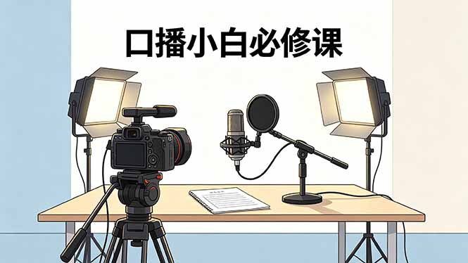口播小白必修课：录像收音灯光设备+脚本撰写，搭专业级录制场景-创业网 - 最新网络创业项目与实战营销教程平台 | cye.cc