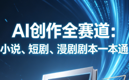 AI创作全赛道：小说、短剧、漫剧剧本一本通(更新5月)-创业网 - 最新网络创业项目与实战营销教程平台 | cye.cc