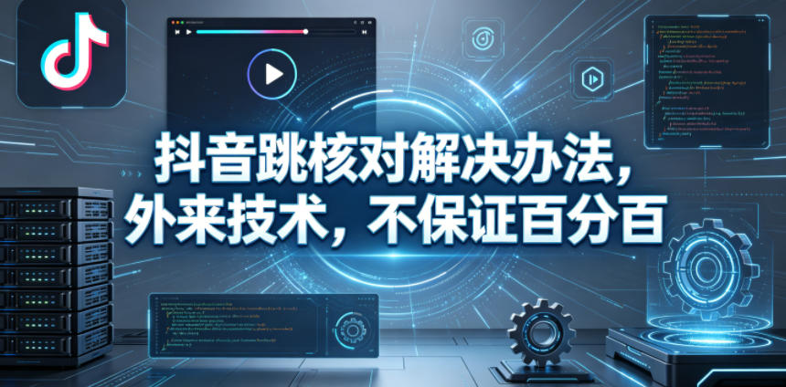 抖音跳核对解决办法，外来技术，不保证百分百-创业网 - 最新网络创业项目与实战营销教程平台 | cye.cc