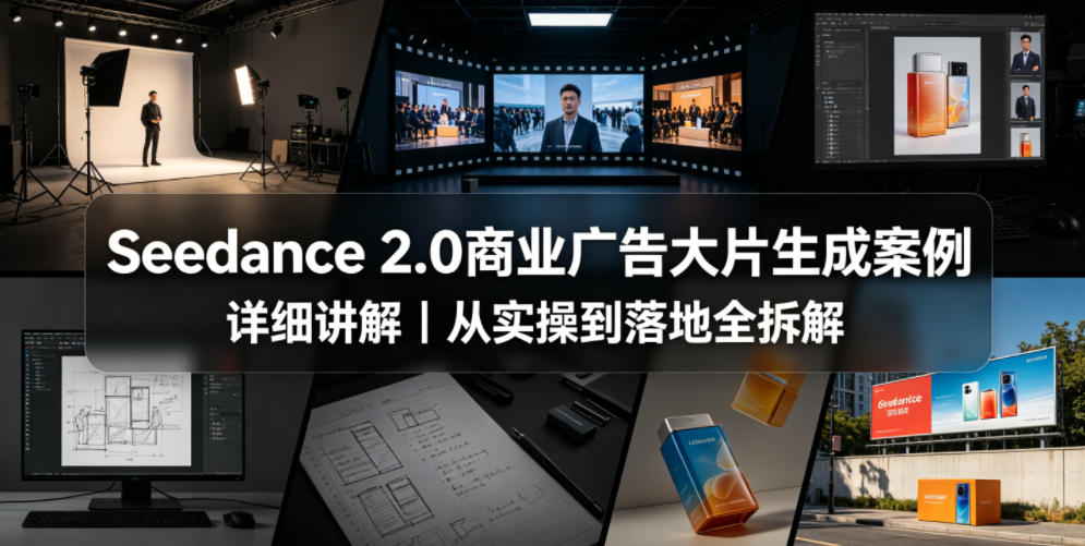 Seedance 2.0商业广告大片生成案例详细讲解｜从实操到落地全拆解-创业网 - 最新网络创业项目与实战营销教程平台 | cye.cc