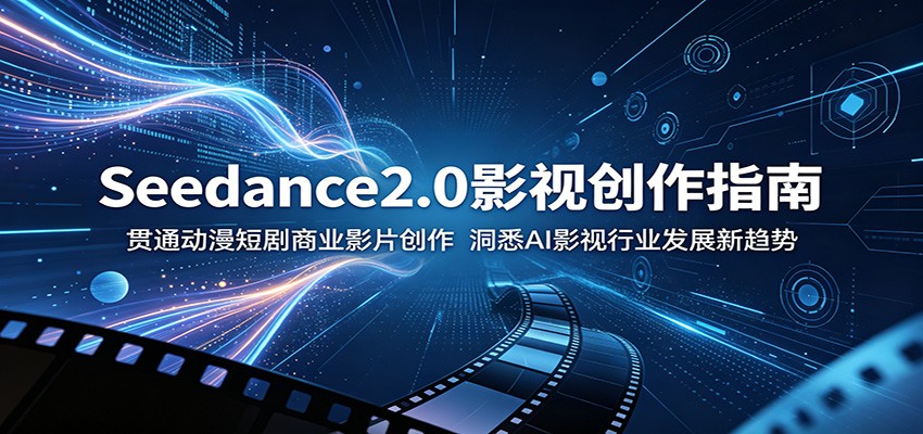 Seedance2.0影视创作指南：贯通动漫短剧商业影片创作，洞悉AI影视行业发展新趋势-创业网 - 最新网络创业项目与实战营销教程平台 | cye.cc