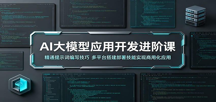 AI大模型应用开发进阶课：精通提示词编写技巧，多平台搭建部署技能实现商用化应用-创业网 - 最新网络创业项目与实战营销教程平台 | cye.cc