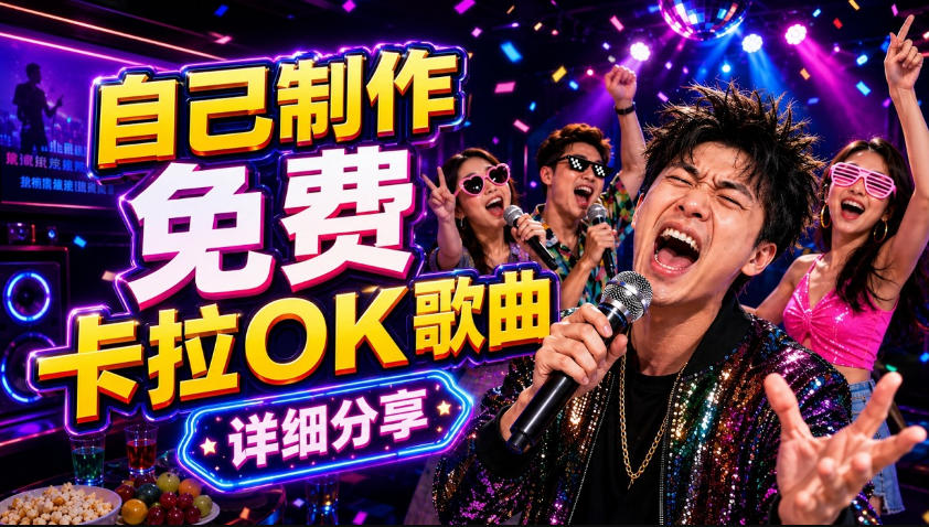 零基础AI制作免费卡拉OK视频教程，从歌曲生成、音轨分离到字幕制作、视频导出，手把手教学-创业网 - 最新网络创业项目与实战营销教程平台 | cye.cc