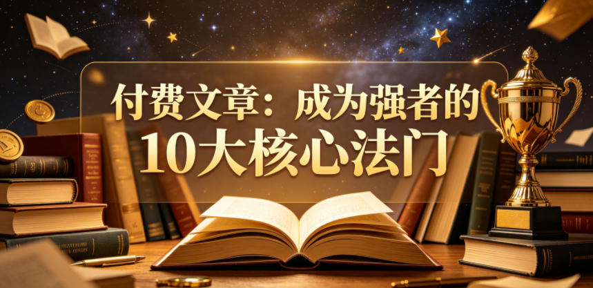 付费文章：成为强者的10大核心法门-创业网 - 最新网络创业项目与实战营销教程平台 | cye.cc