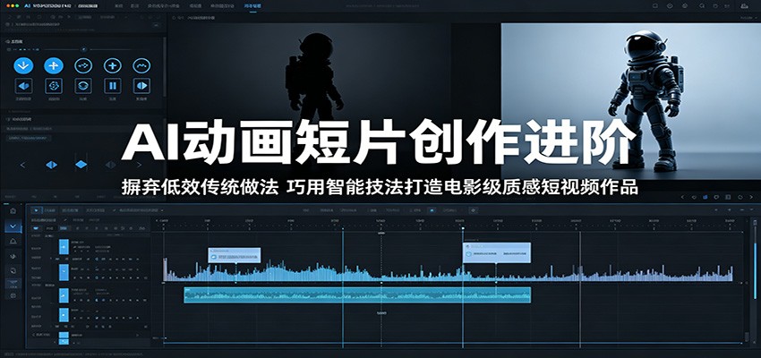 AI动画短片创作进阶：摒弃低效传统做法，巧用智能技法打造电影级质感短视频作品-创业网 - 最新网络创业项目与实战营销教程平台 | cye.cc