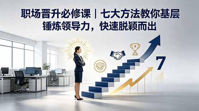 付费文章：职场晋升必修课｜七大方法教你基层锤炼领导力，快速脱颖而出-创业网 - 最新网络创业项目与实战营销教程平台 | cye.cc
