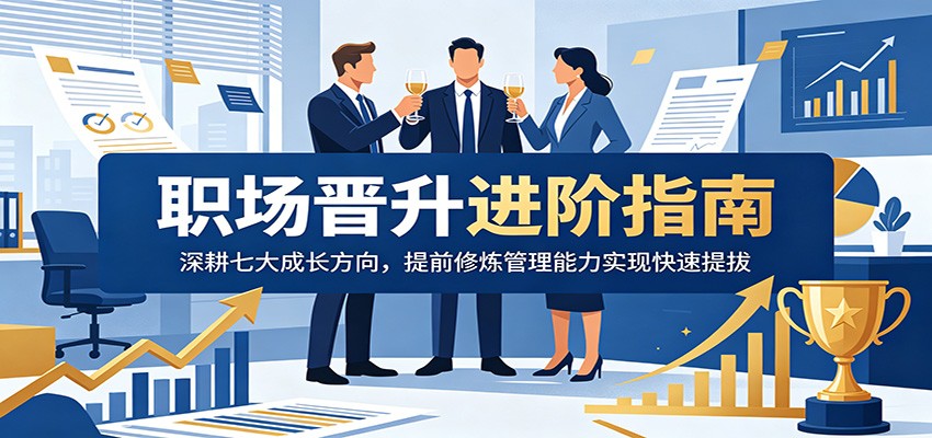 职场晋升进阶指南：深耕七大成长方向，提前修炼管理能力实现快速提拔-创业网 - 最新网络创业项目与实战营销教程平台 | cye.cc