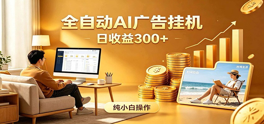 AI风口项目，全程解放双手，后台自动运行赚取收益，每天稳定收益300+-创业网 - 最新网络创业项目与实战营销教程平台 | cye.cc