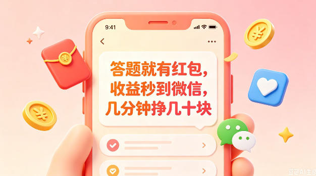 答题就有红包，收益秒到微信，几分钟挣几十块，学生党上班族宝妈都可以玩【揭秘】-创业网 - 最新网络创业项目与实战营销教程平台 | cye.cc