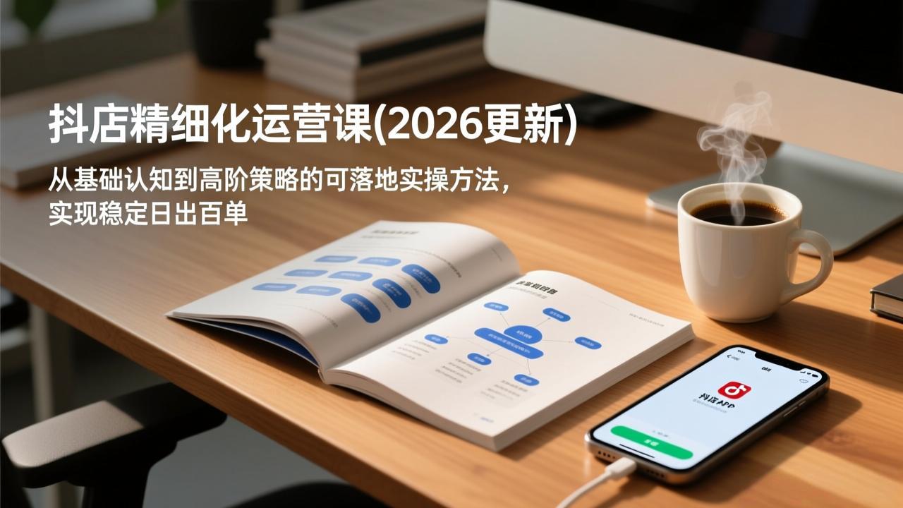 抖店精细化运营课(更新6月-创业网 - 最新网络创业项目与实战营销教程平台 | cye.cc