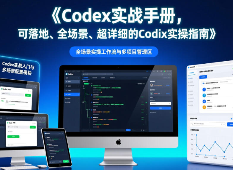Codex实战手册，可落地、全场景、超详细的Codex实操指南-创业网 - 最新网络创业项目与实战营销教程平台 | cye.cc