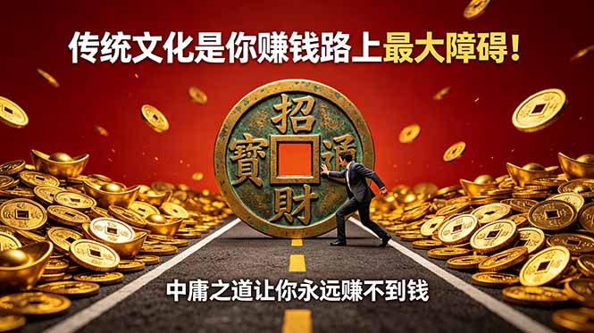 付费文章：传统文化是你赚钱路上最大障碍！中庸之道让你永远赚不到钱-创业网 - 最新网络创业项目与实战营销教程平台 | cye.cc