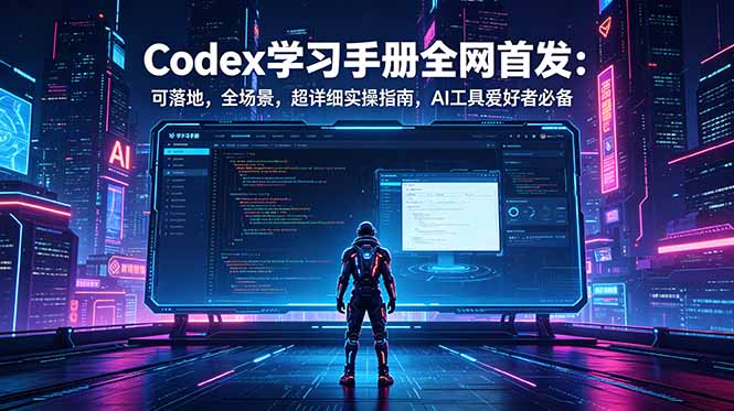 Codex学习手册全网首发：可落地，全场景，超详细实操指南，AI工具爱好者必备-创业网 - 最新网络创业项目与实战营销教程平台 | cye.cc