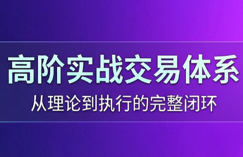 高老师·高阶实战交易体系(更新6月)-创业网 - 最新网络创业项目与实战营销教程平台 | cye.cc