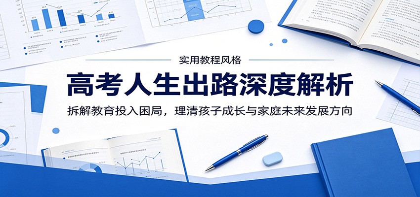 高考人生出路深度解析：拆解教育投入困局，理清孩子成长与家庭未来发展方向-创业网 - 最新网络创业项目与实战营销教程平台 | cye.cc