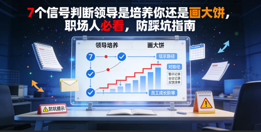 付费文章：7个信号判断领导是培养你还是画大饼，职场人必看，防踩坑指南-创业网 - 最新网络创业项目与实战营销教程平台 | cye.cc