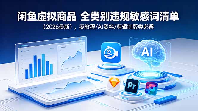 闲鱼虚拟商品 全类别违规敏感词清单(2026最新-创业网 - 最新网络创业项目与实战营销教程平台 | cye.cc