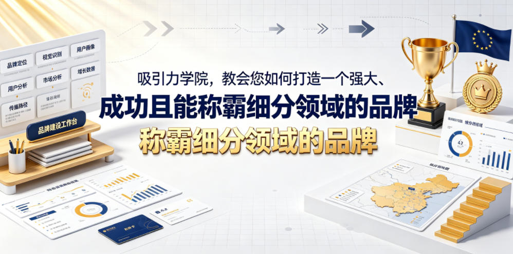 吸引力学院，教会您如何打造一个强大、成功且能称霸细分领域的品牌！【原创双语字幕】-创业网 - 最新网络创业项目与实战营销教程平台 | cye.cc