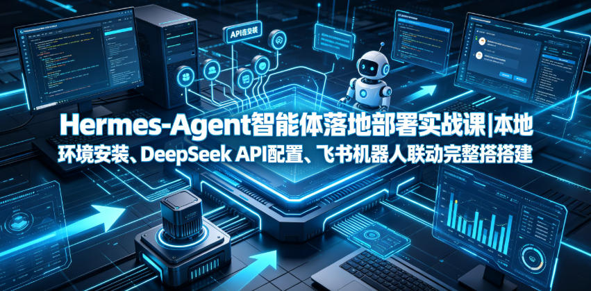 Hermes-Agent智能体落地部署实战课｜本地环境安装、DeepSeek API配置、飞书机器人联动完整搭建教程-创业网 - 最新网络创业项目与实战营销教程平台 | cye.cc