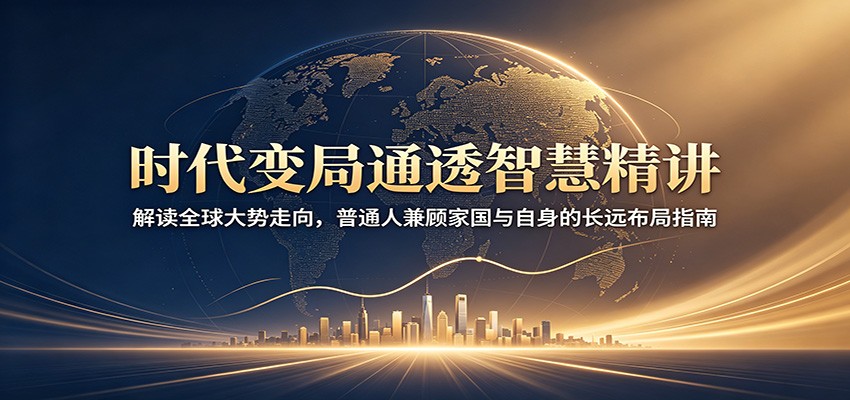 时代变局通透智慧精讲：解读全球大势走向，普通人兼顾家国与自身的长远布局指南-创业网 - 最新网络创业项目与实战营销教程平台 | cye.cc