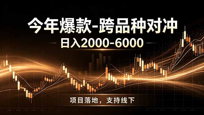 全新跨品种对冲模式上线！日稳定盈利 2000-6000，合规长久可批量放大-创业网 - 最新网络创业项目与实战营销教程平台 | cye.cc
