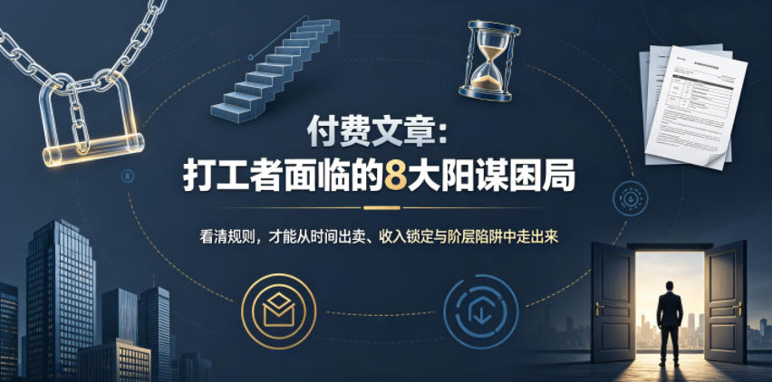 付费文章：打工者面临的8大阳谋困局-创业网 - 最新网络创业项目与实战营销教程平台 | cye.cc