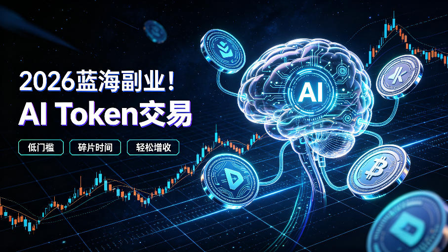 2026全新风口副业｜AI智能Token交易，空闲时间轻松 賺 收益，无需全天盯盘【揭秘】-创业网 - 最新网络创业项目与实战营销教程平台 | cye.cc