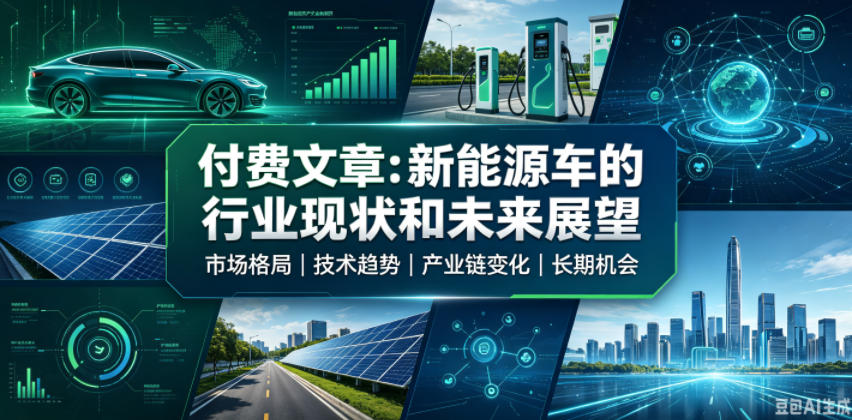 付费文章：新能原车的行业现状和未来展望-创业网 - 最新网络创业项目与实战营销教程平台 | cye.cc