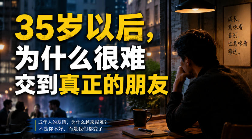 付费文章：35岁以后，为什么很难交到真正的朋友-创业网 - 最新网络创业项目与实战营销教程平台 | cye.cc