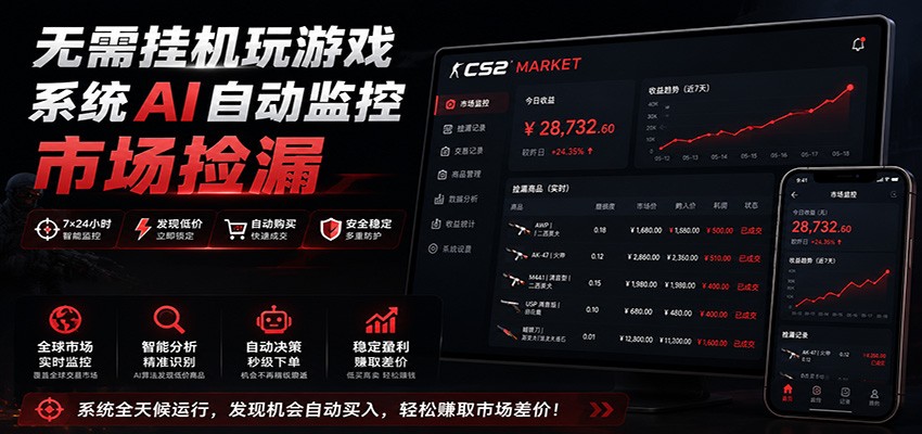 系统AI自动监控市场捡漏，不用玩游戏，只需要一部手机，支持任何形式数据验证-创业网 - 最新网络创业项目与实战营销教程平台 | cye.cc