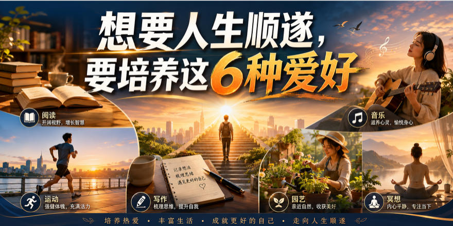 公众号付费文章：想要人生顺遂，要培养这6种爱好-创业网 - 最新网络创业项目与实战营销教程平台 | cye.cc