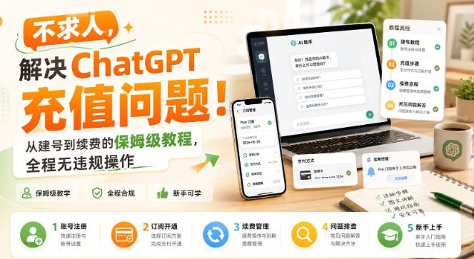 不求人，解决ChatGPT充值问题！从建号到续费的保姆级教程，全程无违规操作-创业网 - 最新网络创业项目与实战营销教程平台 | cye.cc