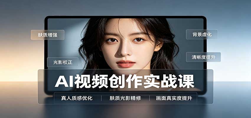 AI视频创作实战课：人物面部情绪调试，真人质感优化，提示词模板与变现方向-创业网 - 最新网络创业项目与实战营销教程平台 | cye.cc