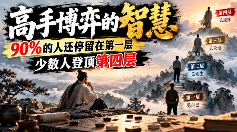 付费文章：高手博弈的智慧，90%的人还停留在第一层，少数人登顶第四层-创业网 - 最新网络创业项目与实战营销教程平台 | cye.cc