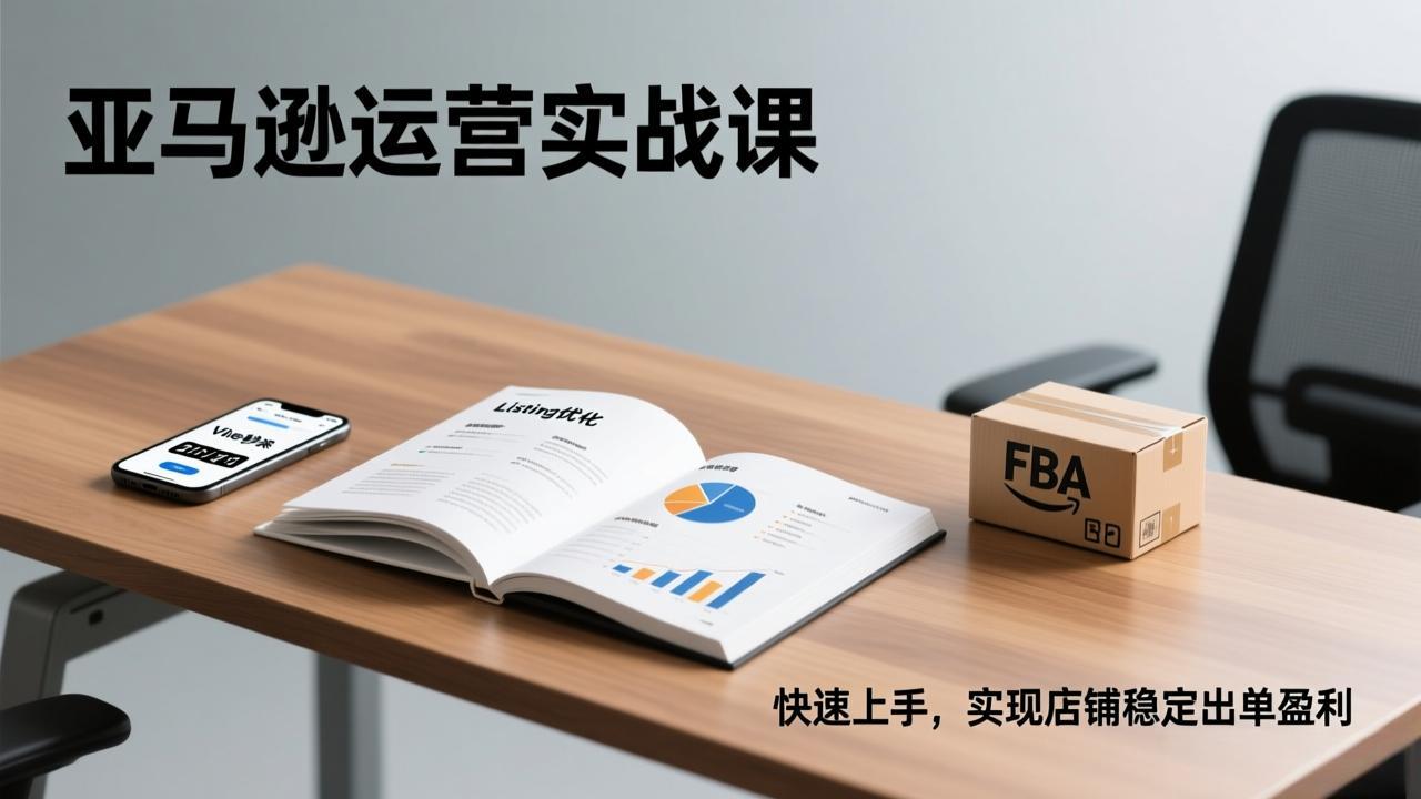 亚马逊运营实战课，Listing优化、Vine秒杀、FBA发货，快速上手，实现店铺稳定出单盈利-创业网 - 最新网络创业项目与实战营销教程平台 | cye.cc