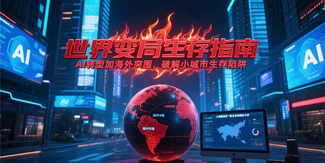 付费文章《世界变局生存指南，AI转型加海外突围，破解小城市生存陷阱》-创业网 - 最新网络创业项目与实战营销教程平台 | cye.cc