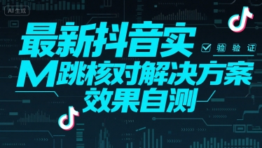 最新抖音实M跳核对解决方案，效果自测-创业网 - 最新网络创业项目与实战营销教程平台 | cye.cc