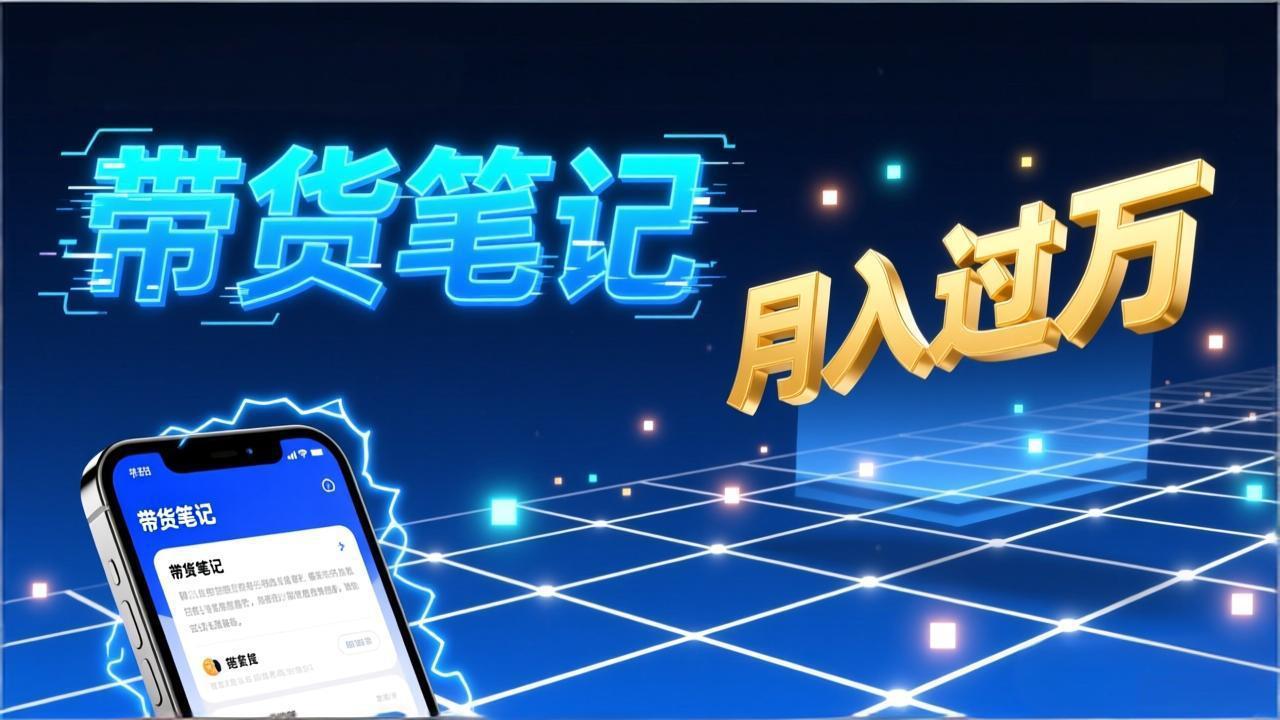 小红书爆款笔记带货实战：拆解封面标题正文全要素，手把手教你单篇笔记带货月入过万-创业网 - 最新网络创业项目与实战营销教程平台 | cye.cc