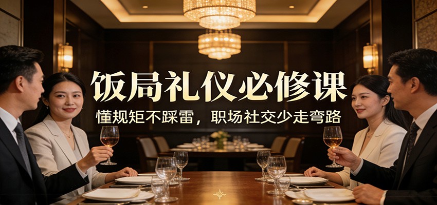 公众号收费文章：《饭局礼仪必修课：懂规矩不踩雷，职场社交少走弯路》-创业网 - 最新网络创业项目与实战营销教程平台 | cye.cc
