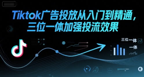 Tiktok广告投放从入门到精通，三位一体加强投流效果-创业网 - 最新网络创业项目与实战营销教程平台 | cye.cc