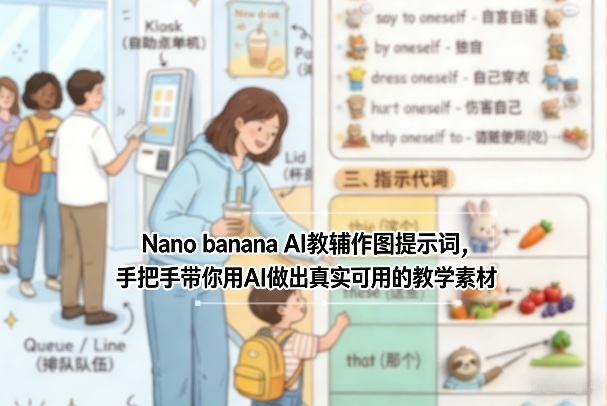 Nano banana AI教辅作图提示词，手把手带你用AI做出真实可用的教学素材-创业网 - 最新网络创业项目与实战营销教程平台 | cye.cc