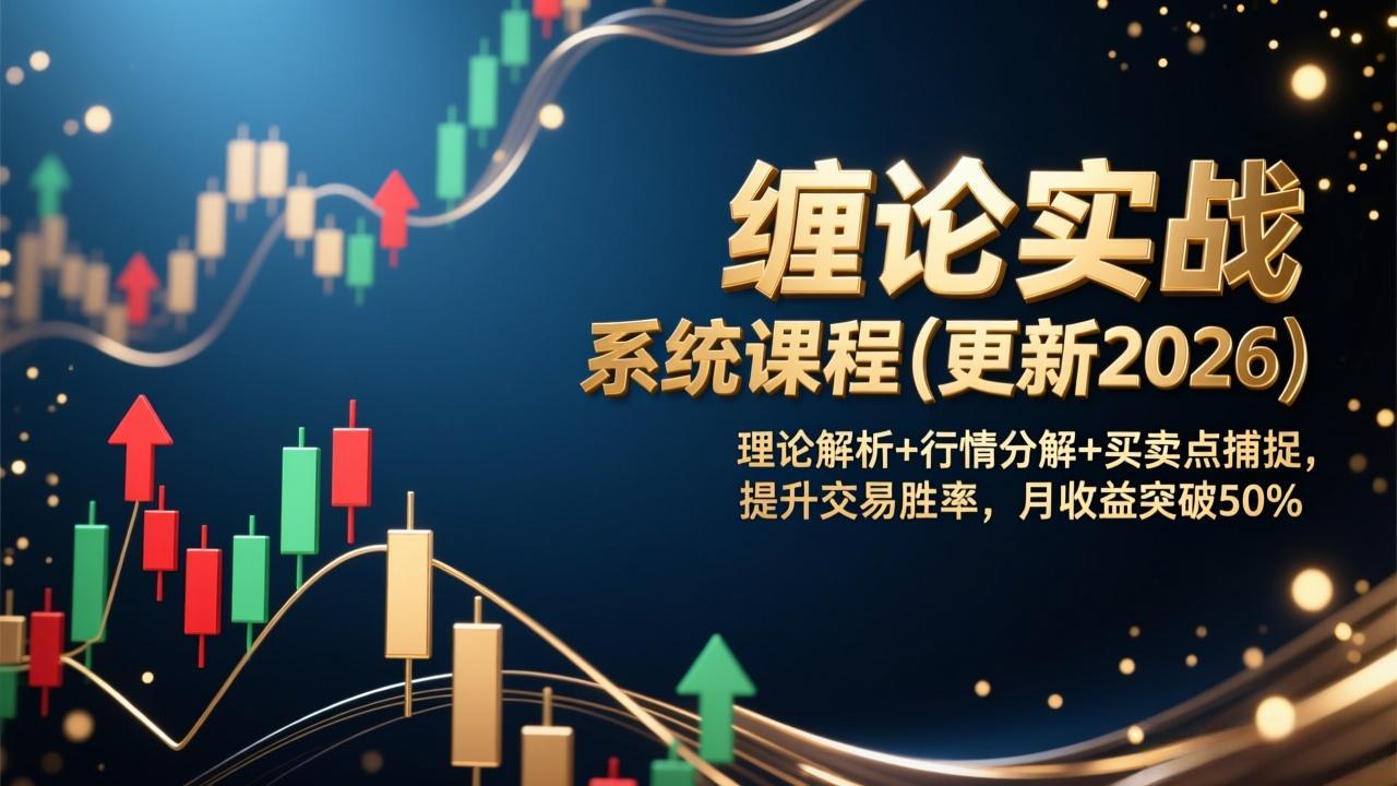 缠论实战系统课程(更新2026-创业网 - 最新网络创业项目与实战营销教程平台 | cye.cc